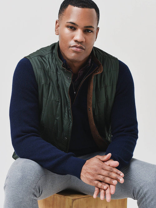 Peter Millar Crown Men's Reversible Suede Vest