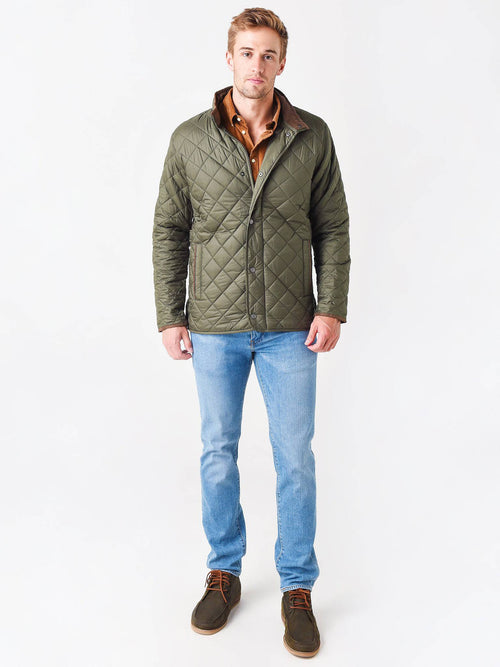 Peter Millar Crown Men's Suffolk Quilted Travel Coat