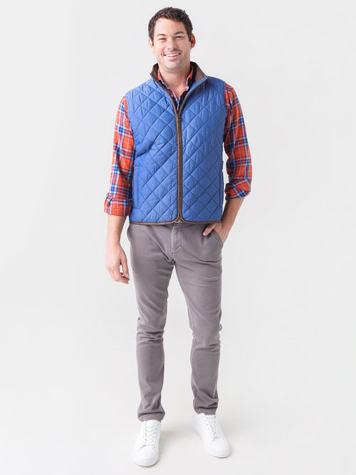 Peter Millar Crown Men's Essex Quilted Travel Vest