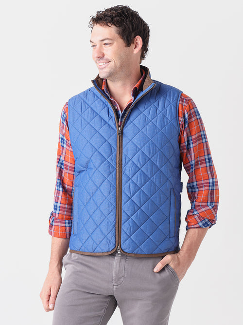 Peter Millar Crown Men's Essex Quilted Travel Vest