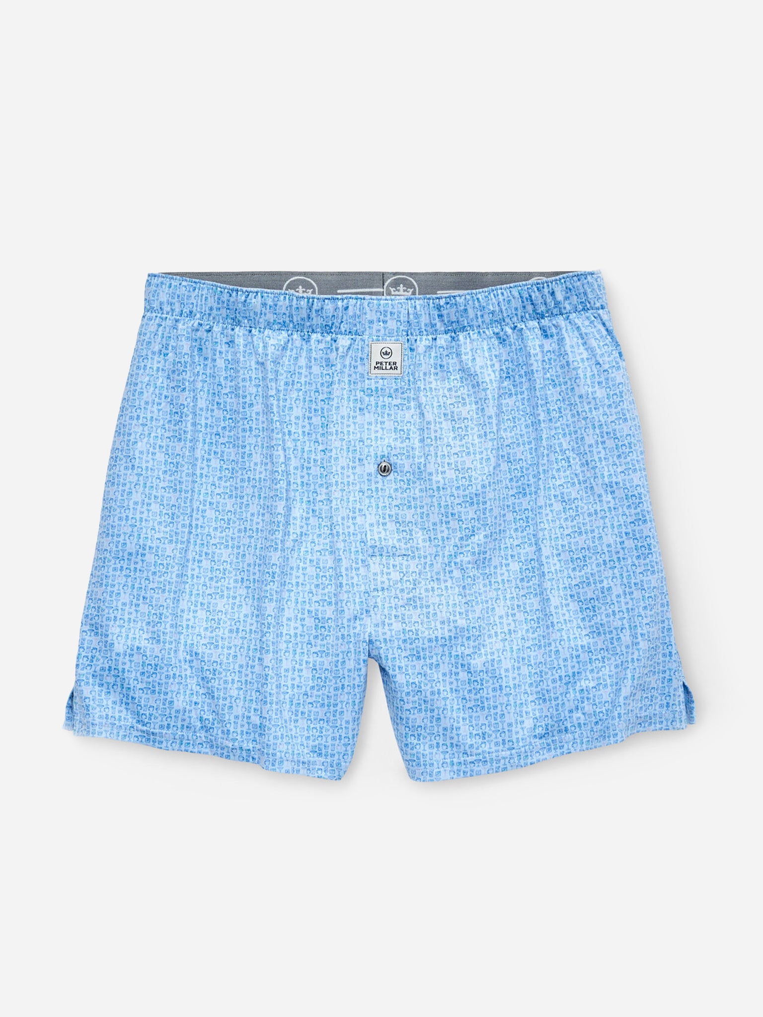 Peter Millar Crown Sport Men's Lil' Friday Performance Boxer Short - Saint Bernard