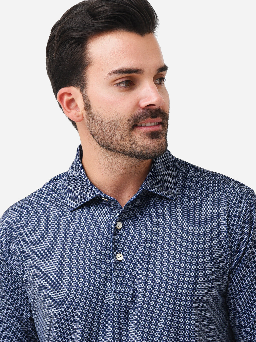 Peter Millar Crown Sport Men's Rise And Glide Performance Jersey Polo - Saint Bernard