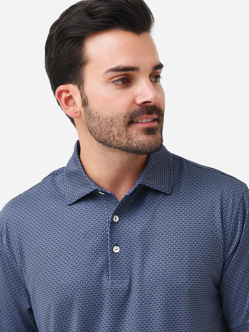 Peter Millar Crown Sport Men's Rise And Glide Performance Jersey Polo
