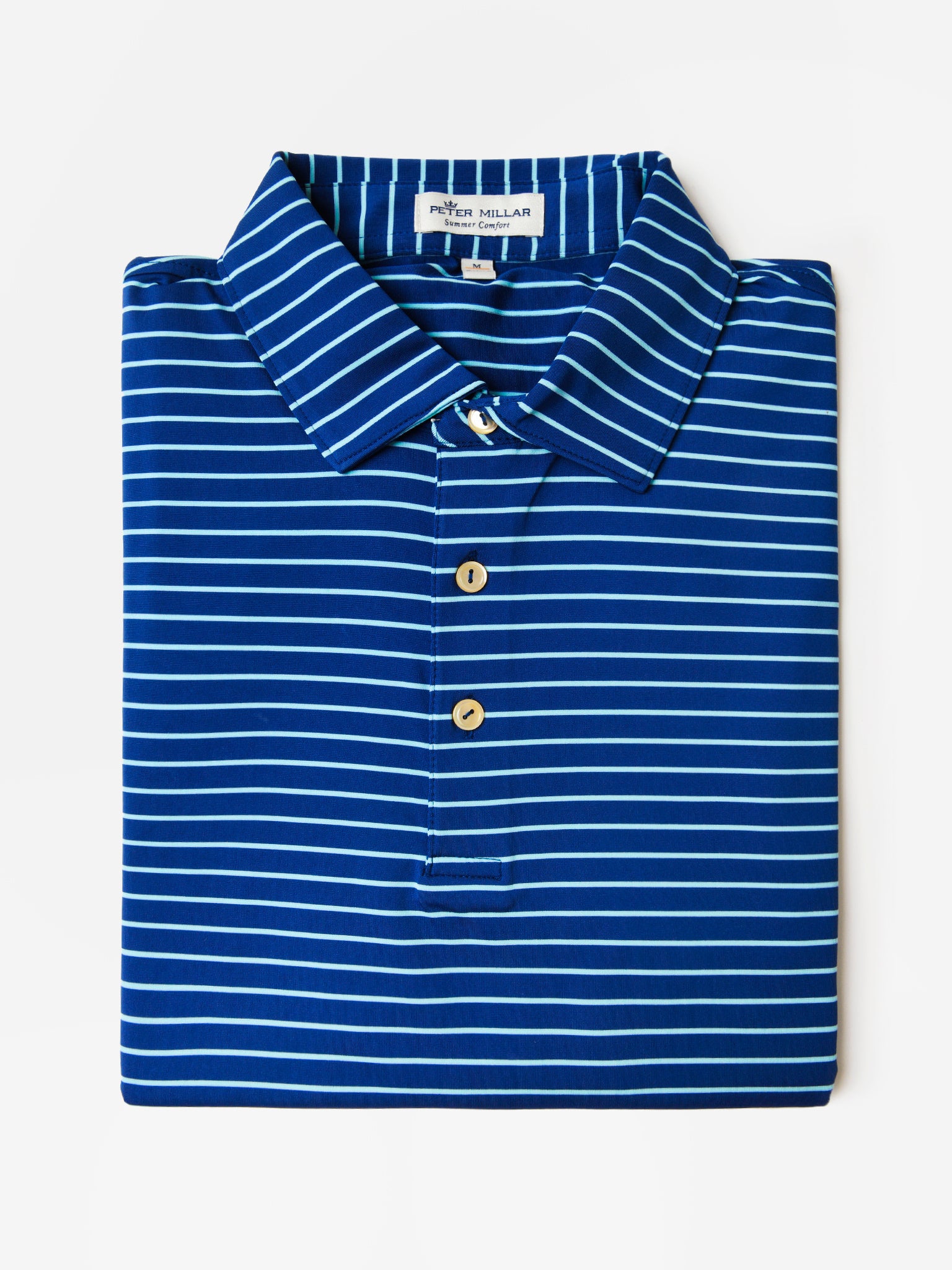 Peter Millar Crown Sport Men's Drum Performance Jersey Polo - Saint Bernard