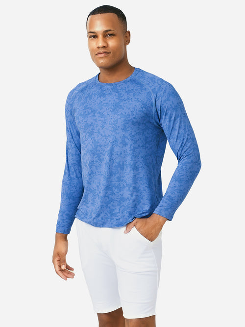 Peter Millar Active Men's Aurora Performance Long-Sleeve T-Shirt