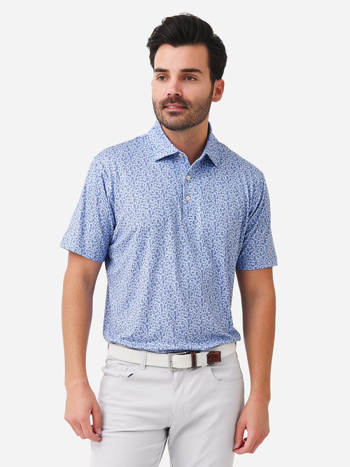 Peter Millar Crown Sport Men's Blackstone Performance Jersey Polo