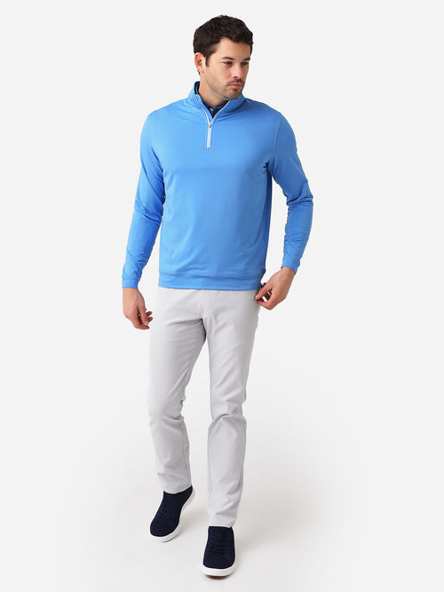 Peter Millar Crown Sport Men's Perth Melange Performance Quarter-Zip