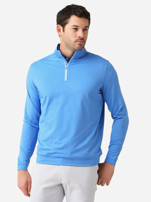 Peter Millar Crown Sport Men's Perth Melange Performance Quarter-Zip