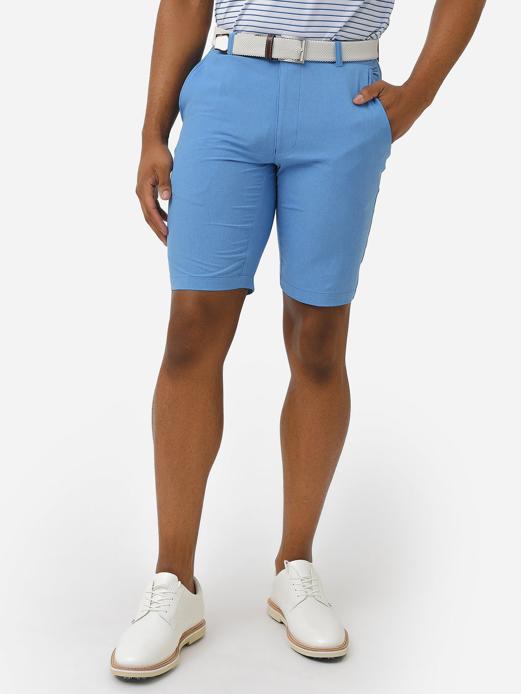 Peter Millar Crown Sport Men's Shackleford Performance Hybrid Short - Saint Bernard