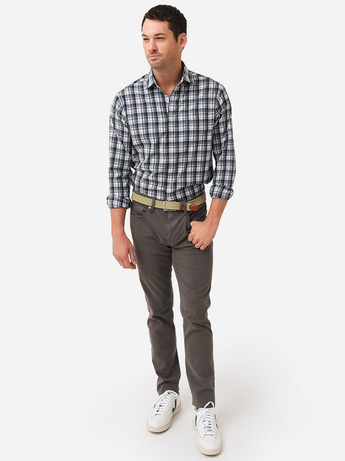 Peter Millar Crown Sport Men's Dorton Performance Poplin Sport Shirt
