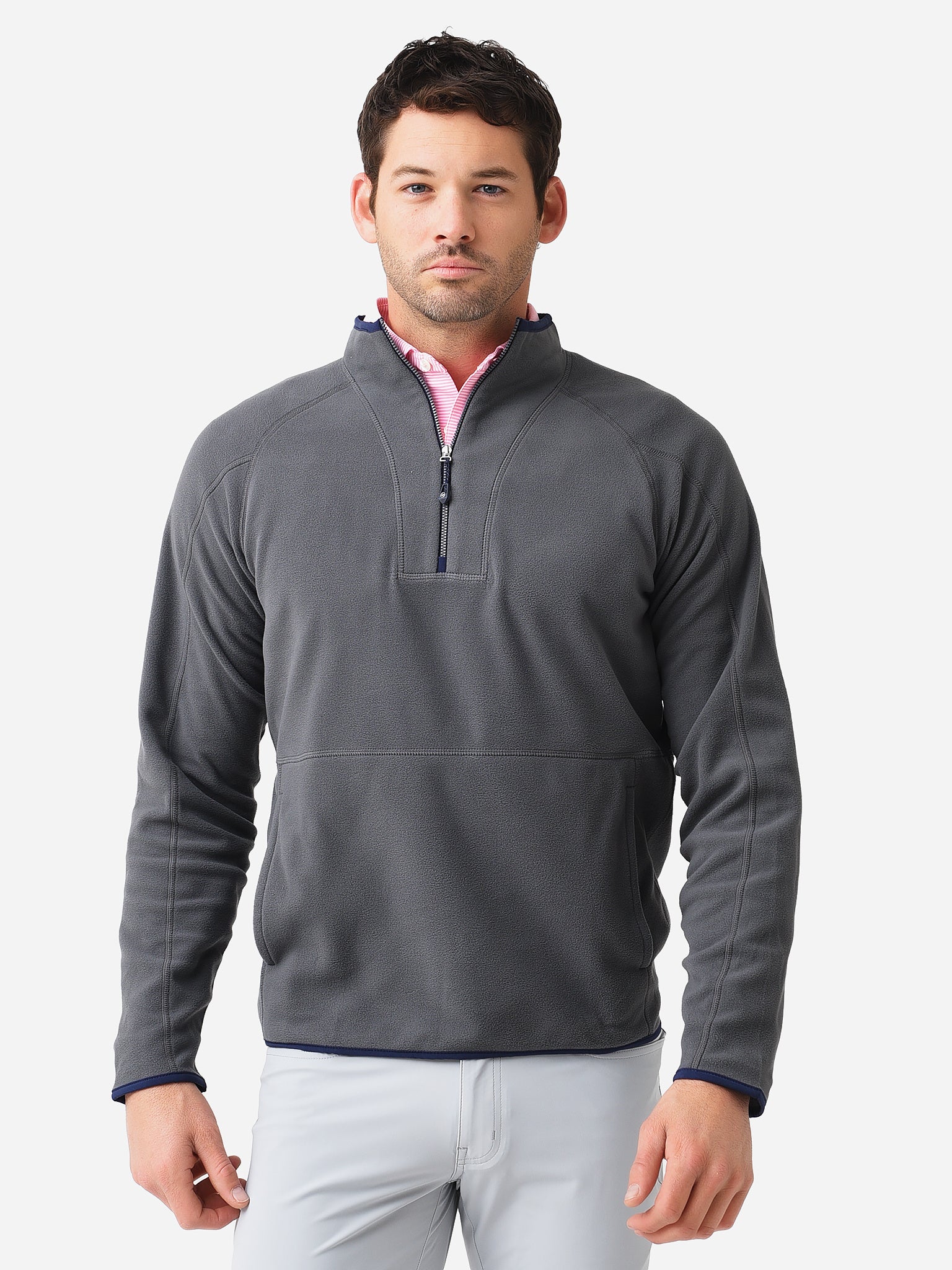 Peter Millar Crown Sport Men's Thermal Flow Microfleece Half-Zip - Saint Bernard