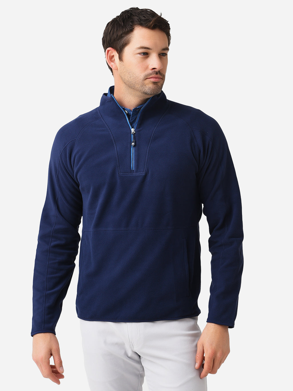 Peter Millar Crown Sport Men's Thermal Flow Microfleece Half-Zip - Saint Bernard