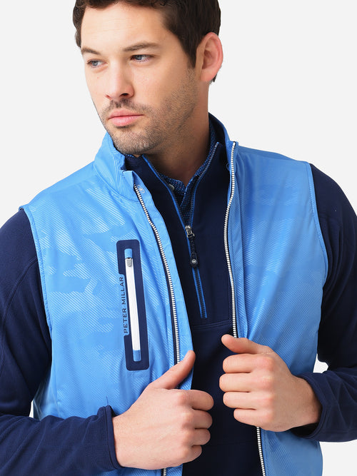 Peter Millar Crown Sport Men's Hyperlight Fuse Hybrid Vest