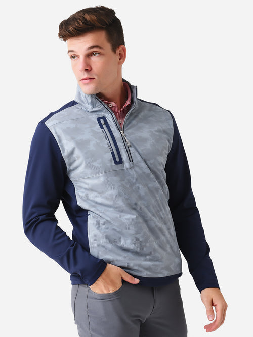 Peter Millar Crown Sport Men's Weld Elite Hybrid Half Zip