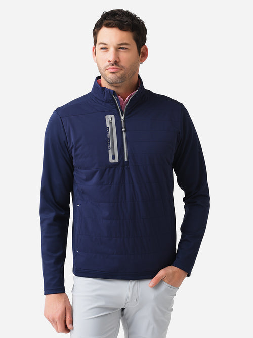 Peter Millar Crown Sport Men's Weld Elite Hybrid Half Zip