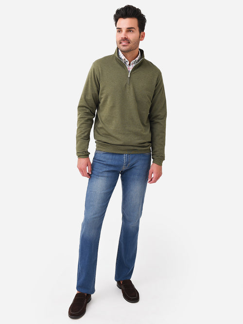 Peter Millar Crown Men's Crown Comfort Interlock Quarter-Zip
