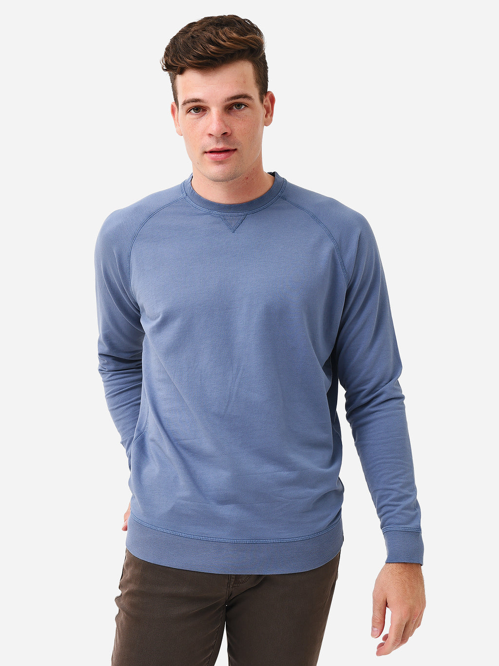 Peter Millar Crown Men's Lava Wash Crew - Saint Bernard
