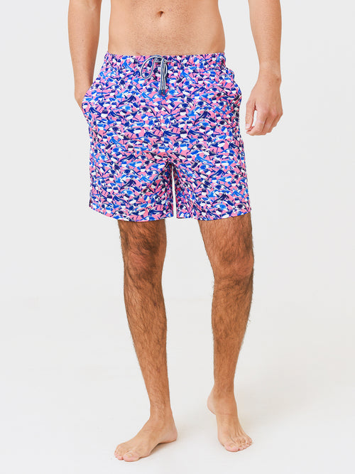 Peter Millar Seaside Men's Liberate William! Swim Trunk