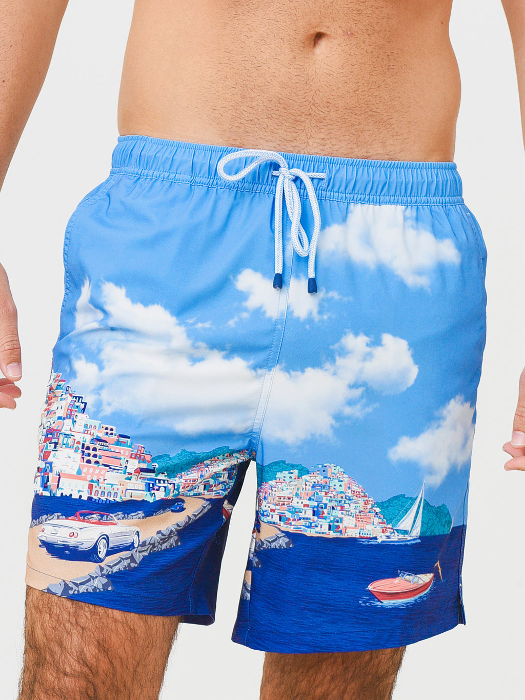 Peter Millar Seaside Men's Road to Riviera Swim Trunk - Saint Bernard