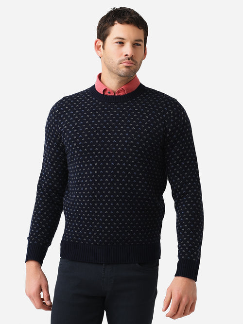 Peter Millar Crown Men's Abbot Norwegian Crewneck Sweater