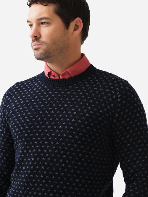 Peter Millar Crown Men's Abbot Norwegian Crewneck Sweater