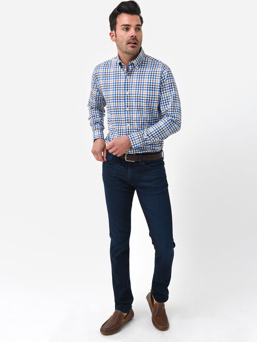 Peter Millar Crown Men's Carlow Crown Lite Cotton-Blend Sport Shirt