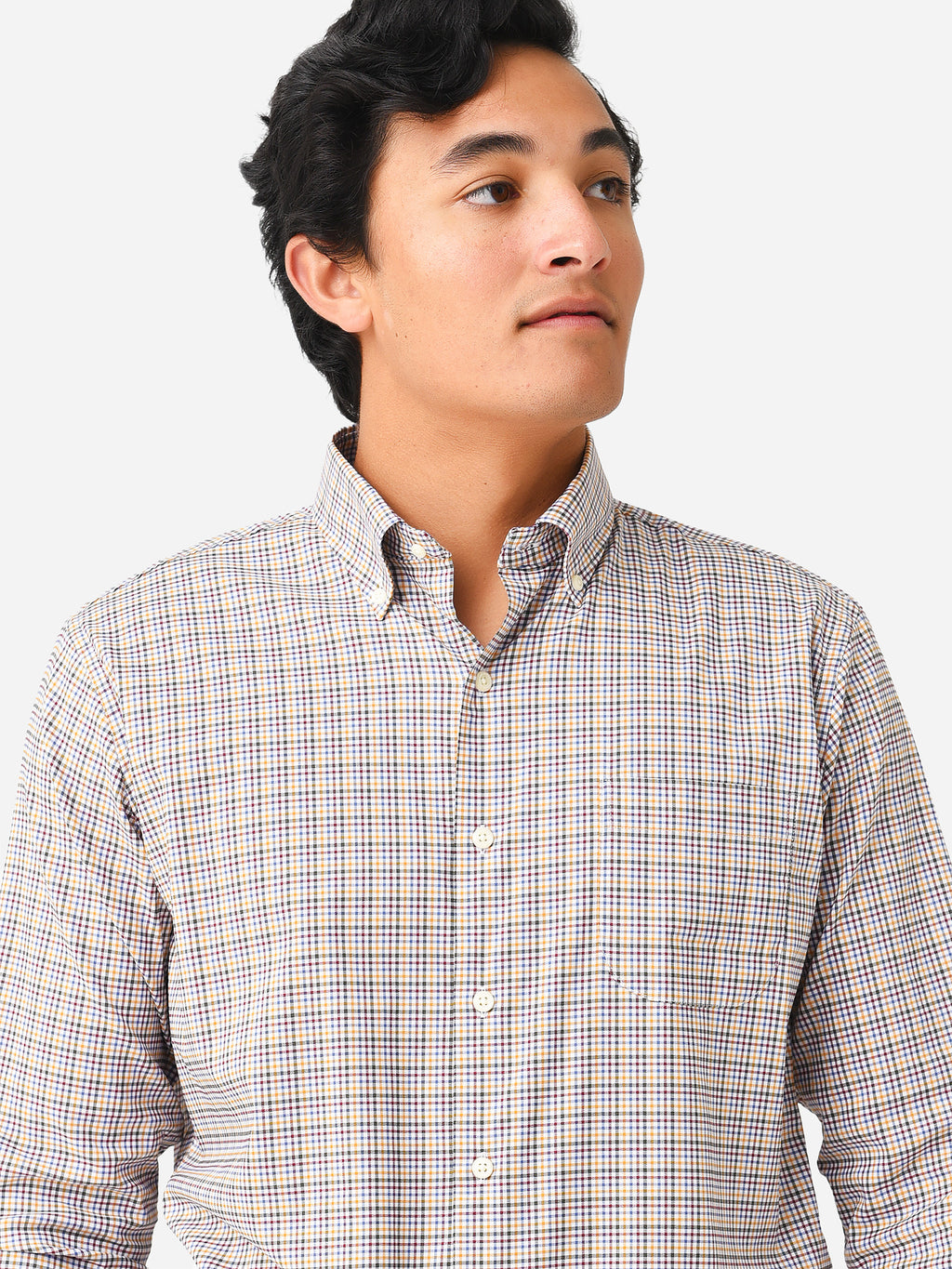 Peter Millar Crown Men's Quinby Crown Lite Cotton-Blend Sport Shirt - Saint Bernard