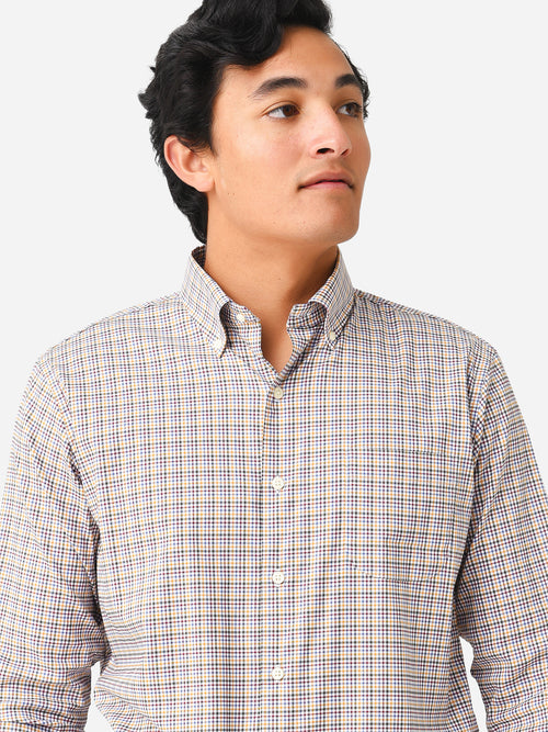 Peter Millar Crown Men's Quinby Crown Lite Cotton-Blend Sport Shirt
