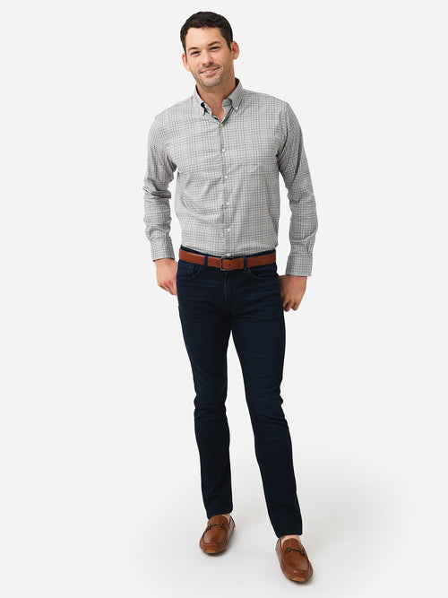Peter Millar Crown Men's Thacker Crown Lite Cotton-Blend Sport Shirt