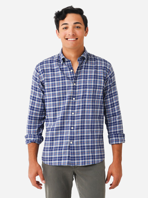Peter Millar Crown Men's Ledson Autumn Soft Cotton Sport Shirt