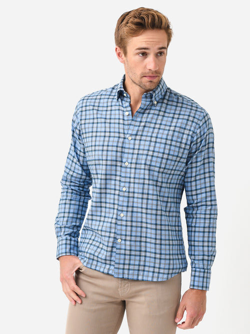 Peter Millar Crown Men's Page Autumn Soft Cotton Sport Shirt