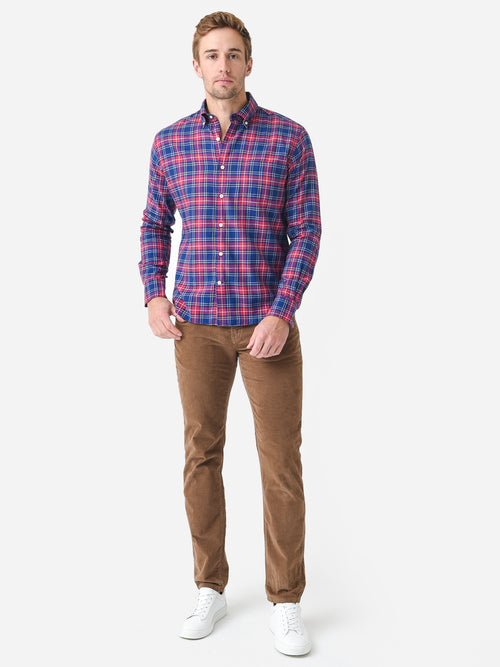 Peter Millar Crown Men's Scripps Autumn Soft Cotton Sport Shirt