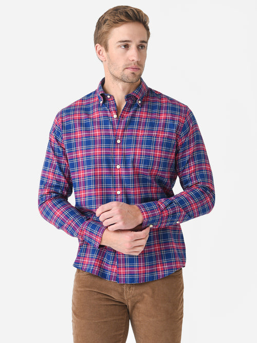 Peter Millar Crown Men's Scripps Autumn Soft Cotton Sport Shirt