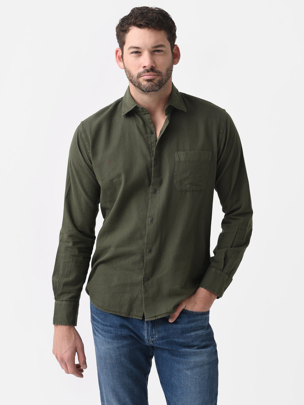 Peter Millar Crown Men's Mountainside Woven Sport Shirt - Saint Bernard