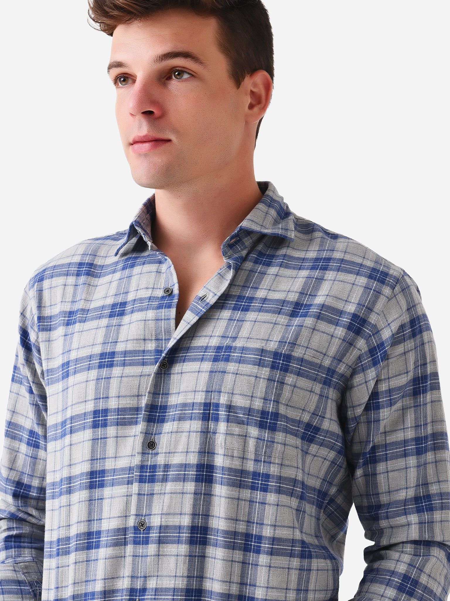 Peter Millar Crown Men's Eagle Chase Cotton Sport Shirt - Saint Bernard