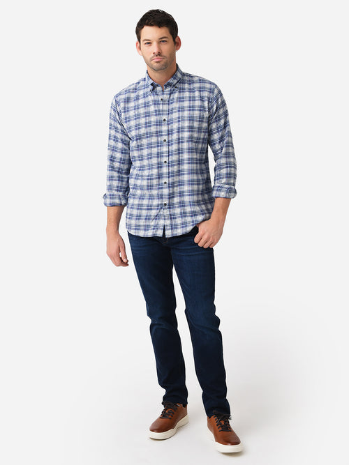 Peter Millar Crown Men's Roaring Rock Cotton Sport Shirt