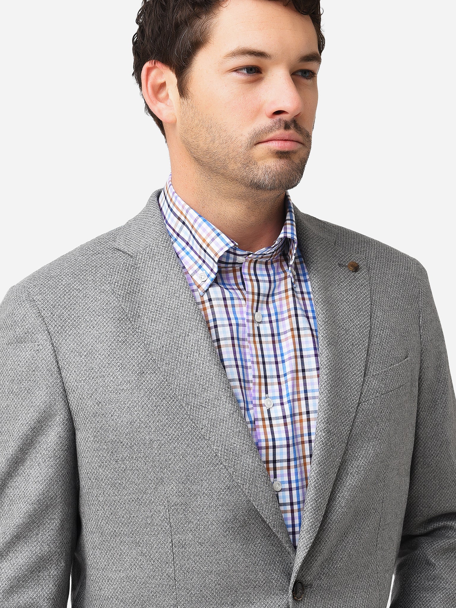 Peter Millar Crown Crafted Men's Mitchell Wool-Cashmere Soft Jacket - Saint Bernard