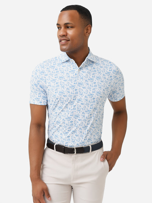 Peter Millar Crown Crafted Men's Alpine Voyage Performance Jersey Polo