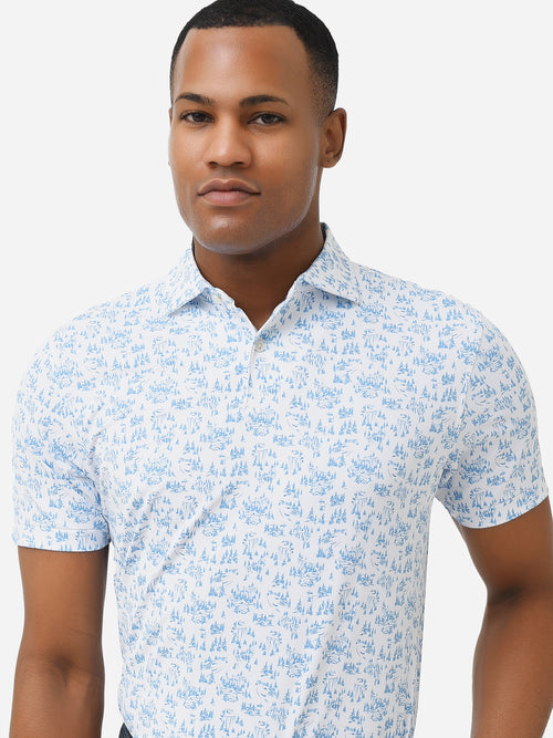 Peter Millar Crown Crafted Men's Alpine Voyage Performance Jersey Polo