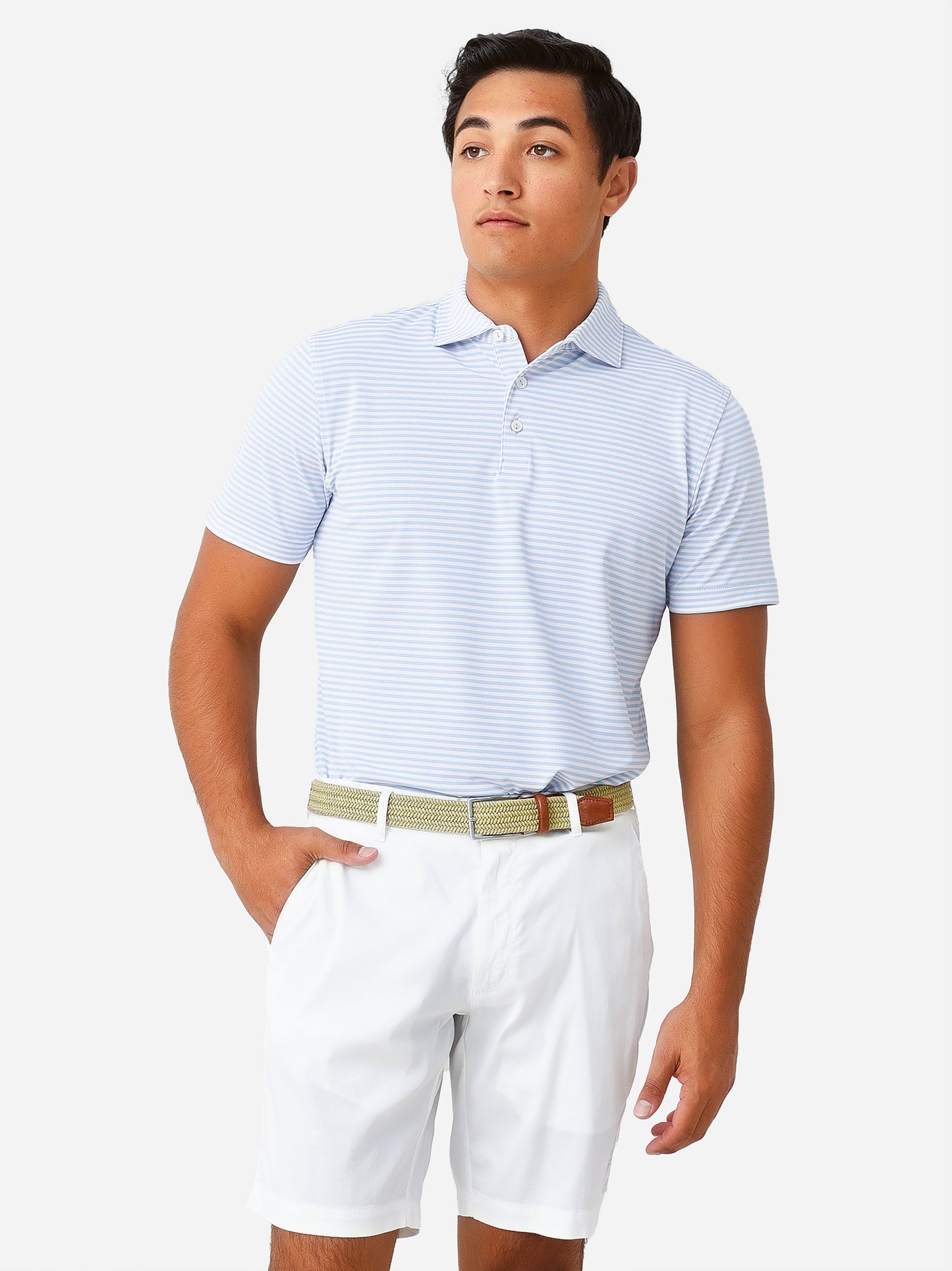 Peter Millar Crown Crafted Men's Mood Performance Mesh Polo