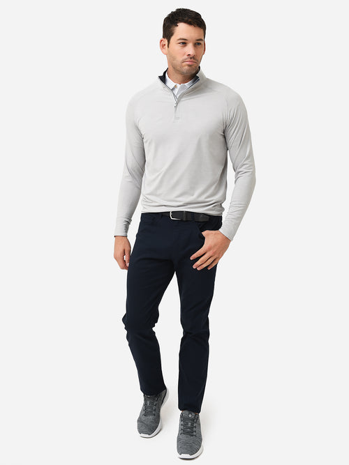 Peter Millar Crown Crafted Men's Stealth Performance Quarter-Zip