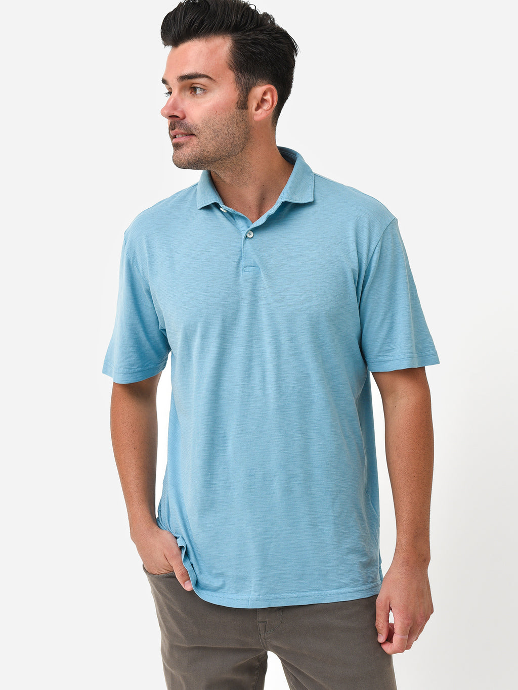 Peter Millar Crown Crafted Men's Journeyman Polo - Saint Bernard