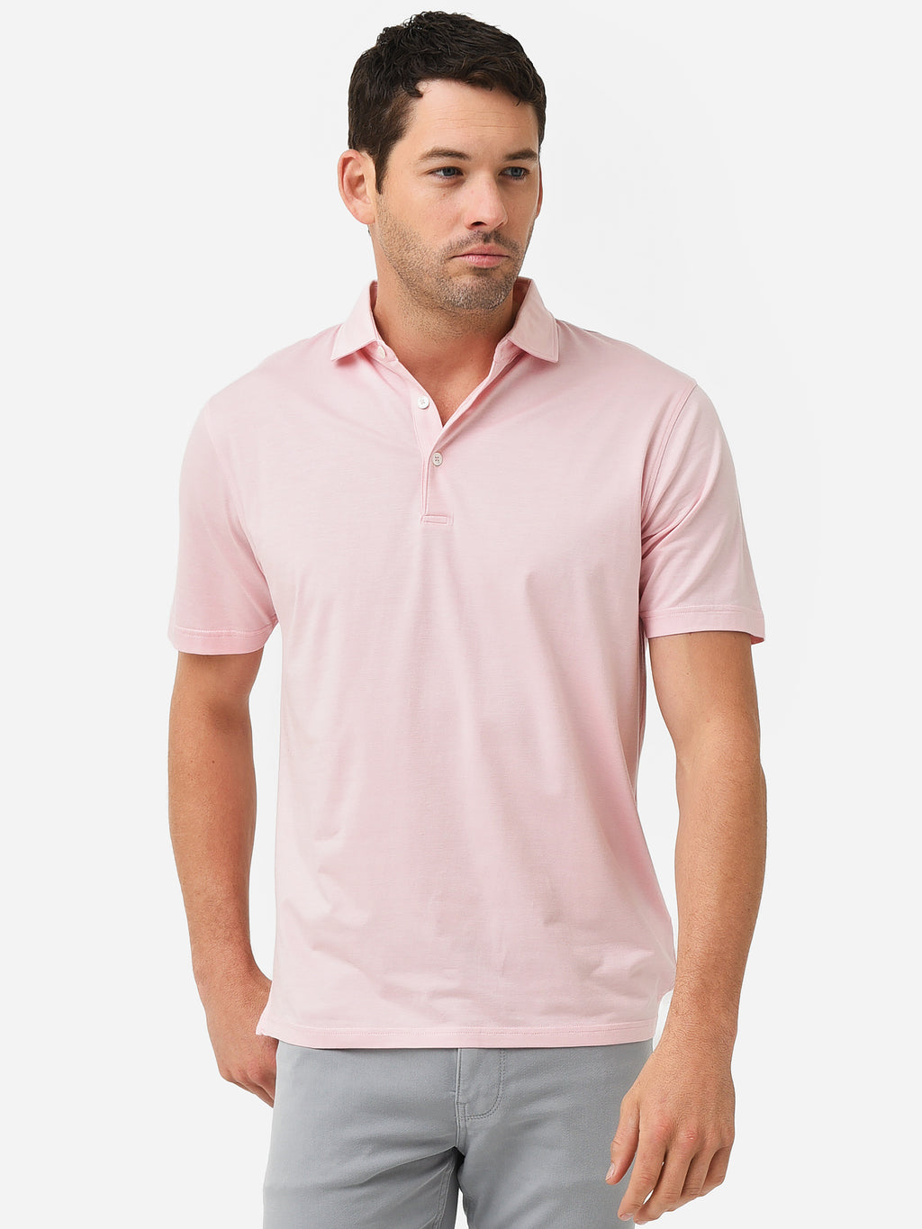 Peter Millar Crown Crafted Men's Excursionist Flex Polo - Saint Bernard