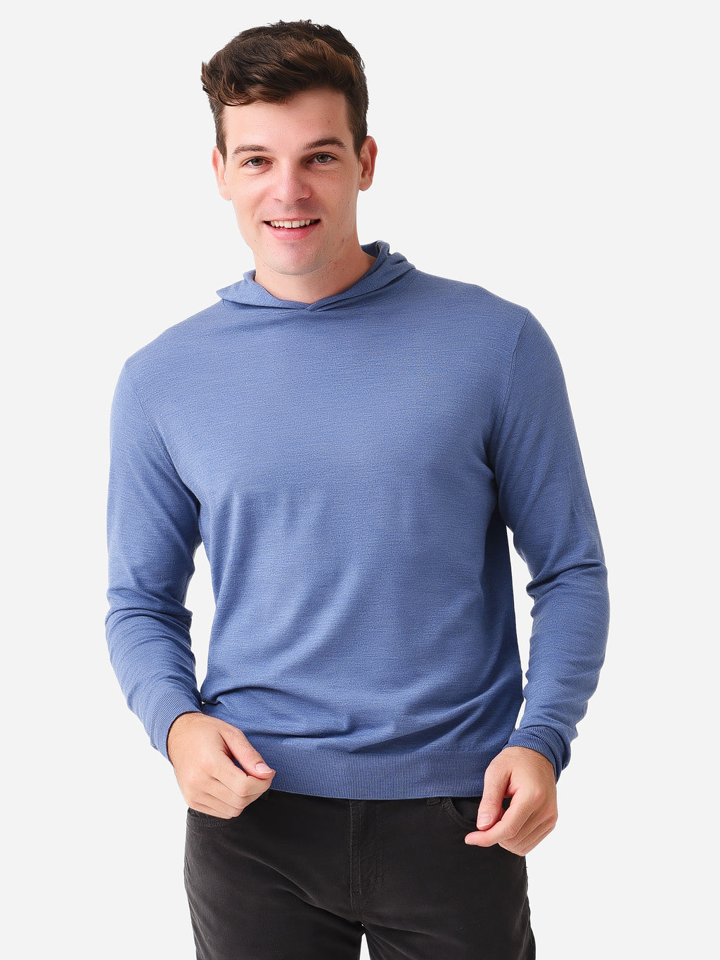 Peter Millar Crown Crafted Men's Excursionist Flex Popover Hoodie - Saint Bernard