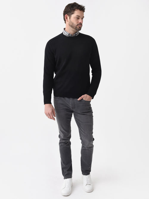 Peter Millar Crown Crafted Men's Alpine Saddle Shoulder Crew Sweater