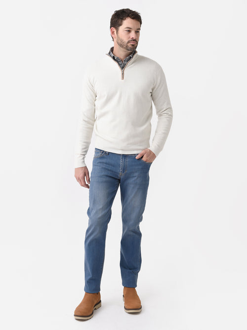 Peter Millar Crown Crafted Artisan Crafted Cashmere Flex Quarter-Zip