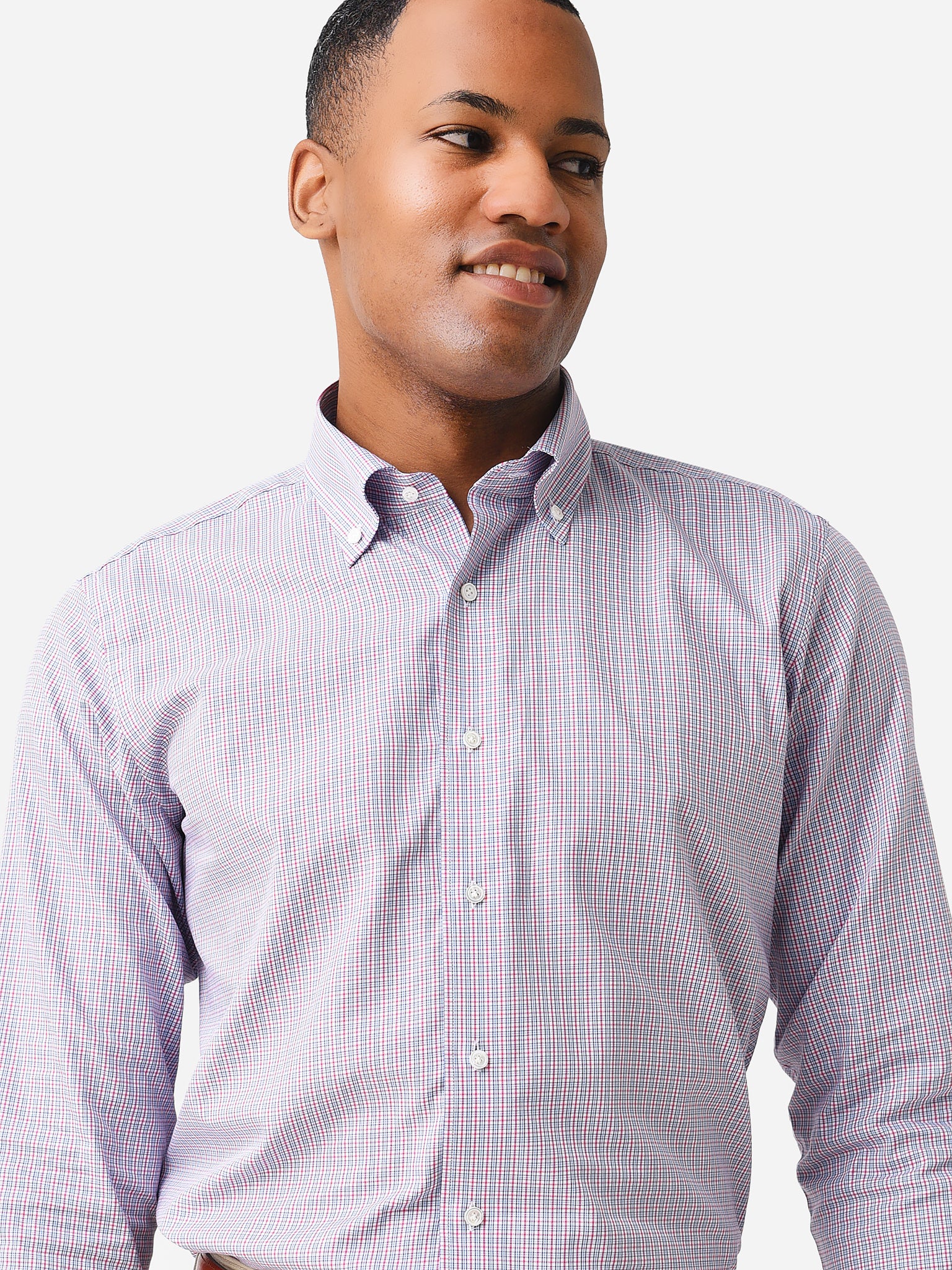 Peter Millar Crown Crafted Men's Basie Sport Shirt - Saint Bernard