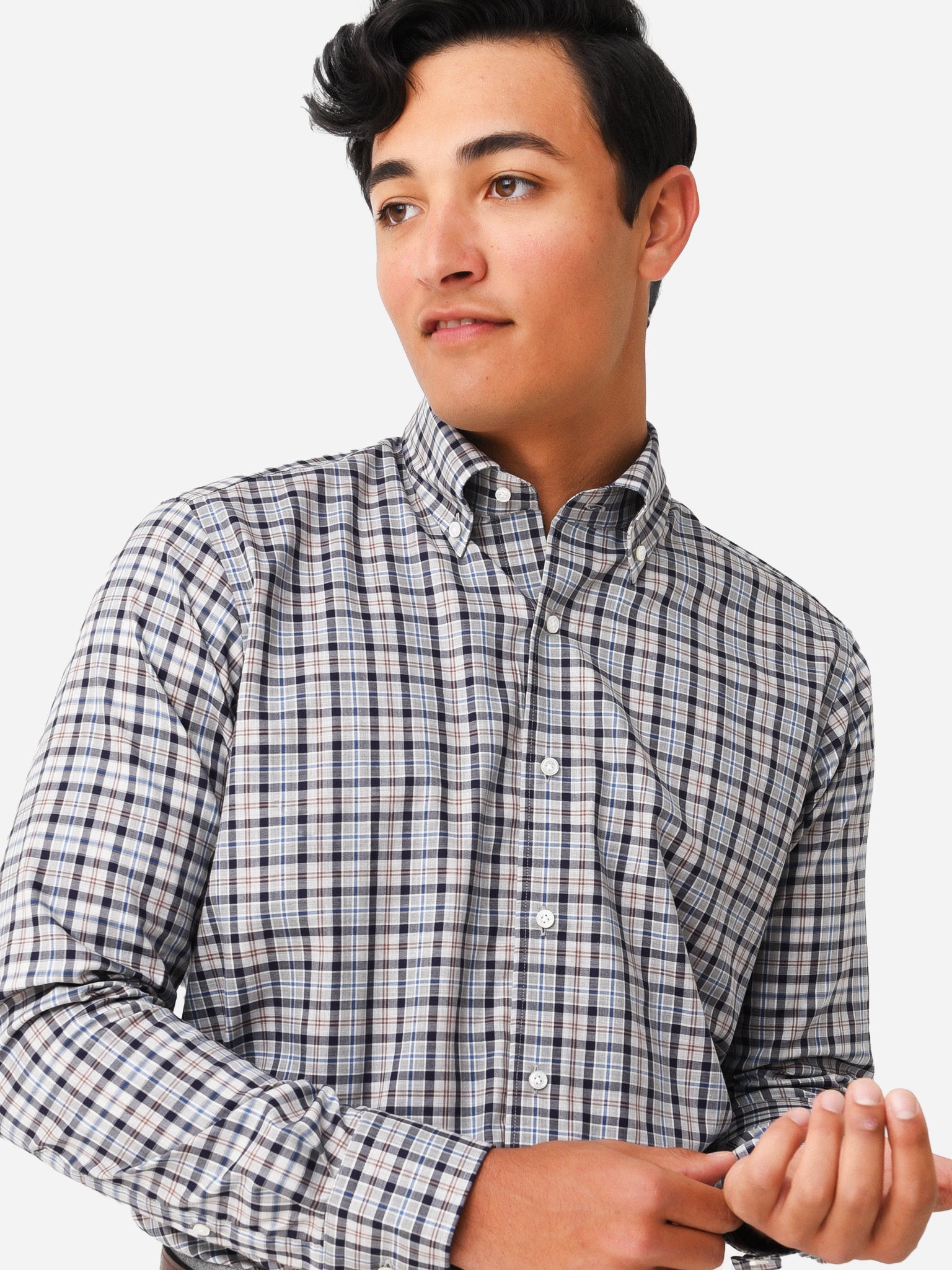 Peter Millar Crown Crafted Men's Bass Winter Soft Twill Sport Shirt - Saint Bernard
