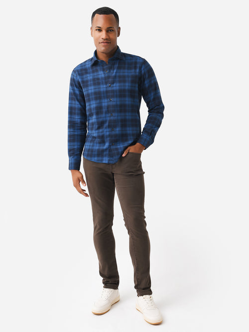 Peter Millar Crown Crafted Men's Zen Japanese Flannel Sport Shirt