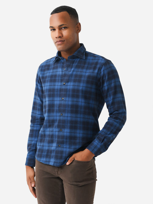 Peter Millar Crown Crafted Men's Zen Japanese Flannel Sport Shirt